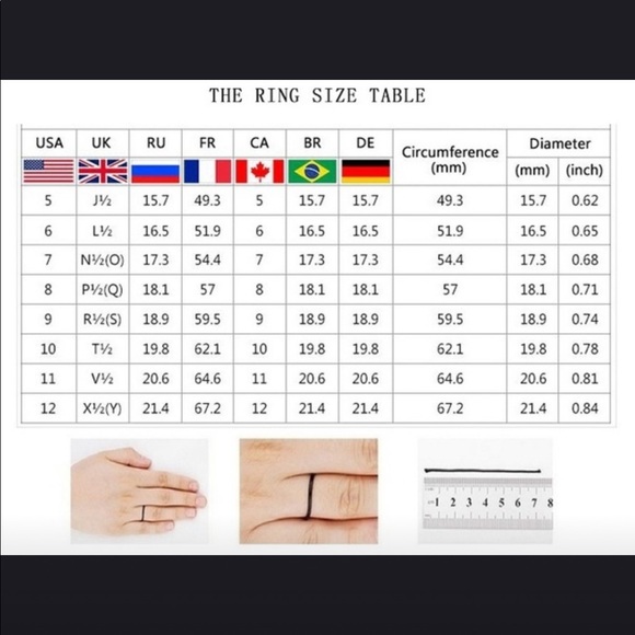 ❄️New❄️Beautiful Sapphire Party Ring❄️ - Picture 4 of 4